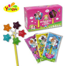 Wholesale Lollipop Funny Star Shape Windmill Sweet Hard Lollipop